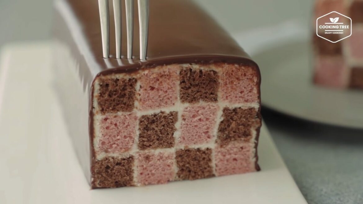 Gâteau au chocolat aux fraises