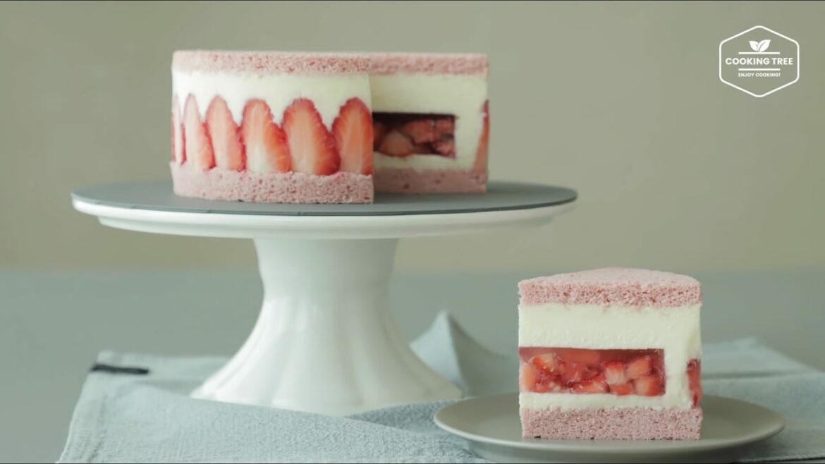 Gâteau au fromage aux fraises