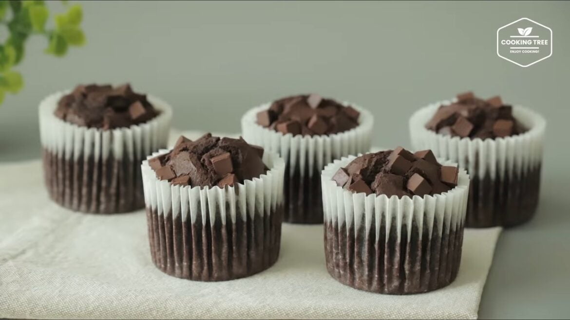 Muffin aux pépites de chocolat