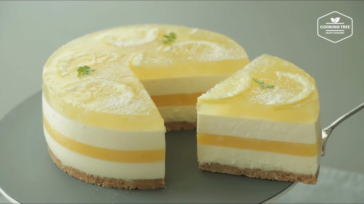 Gâteau au fromage au citron