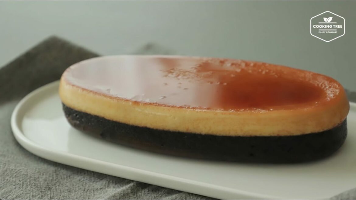 Gâteau au flan au chocolat