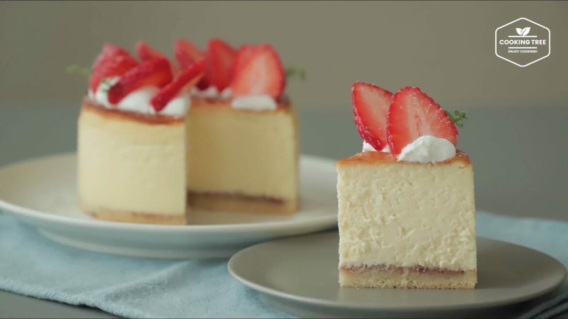 Terrine de fromage à la crème aux fraises