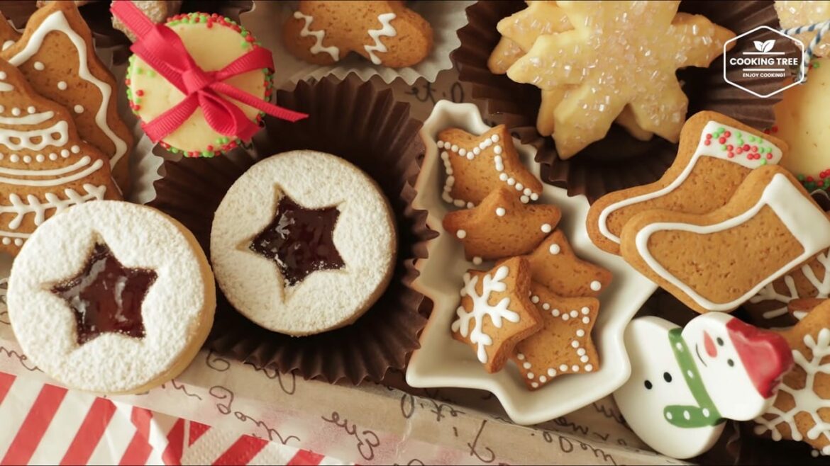 Boîte à biscuits de Noël