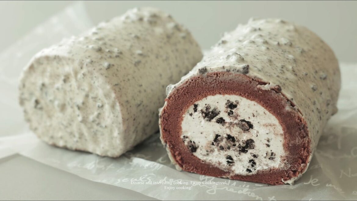 Gâteau roulé Oreo