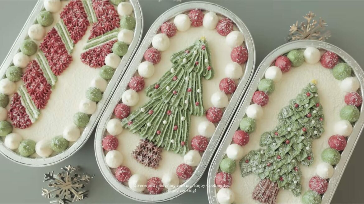 Gâteau de boîte à lunch en pain d'épice de Noël
