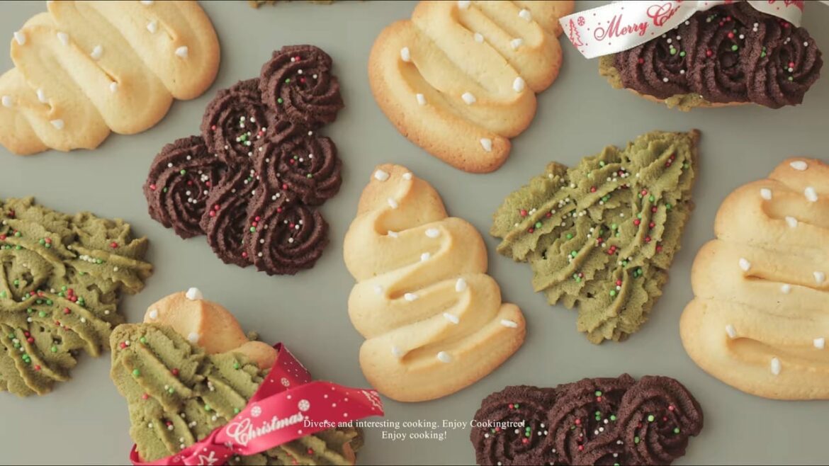 Biscuits au beurre de sapin de Noël