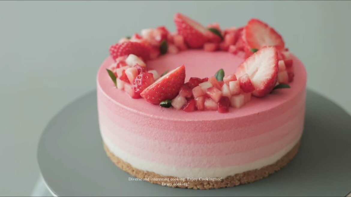 Recette de gâteau au fromage aux fraises sans cuisson