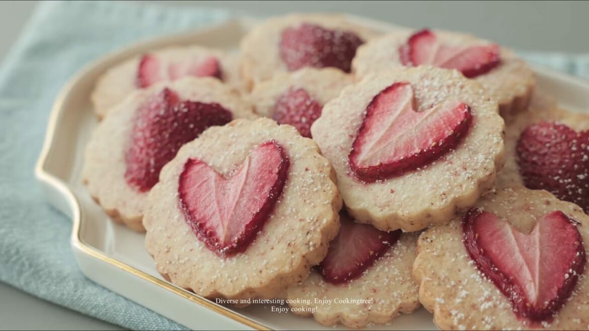 Biscuits aux fraises