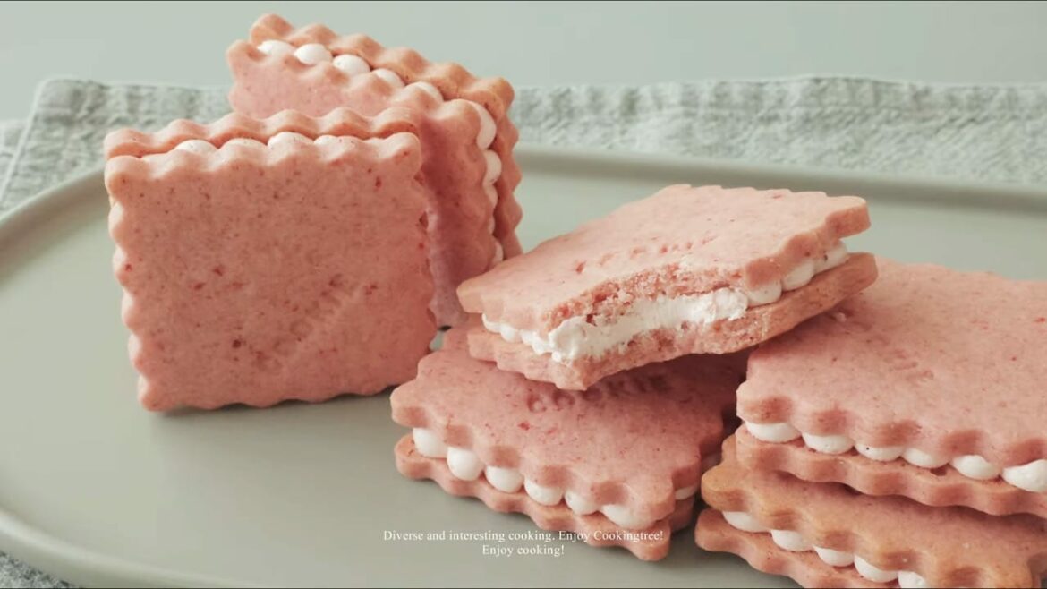 Biscuits de sable aux fraises