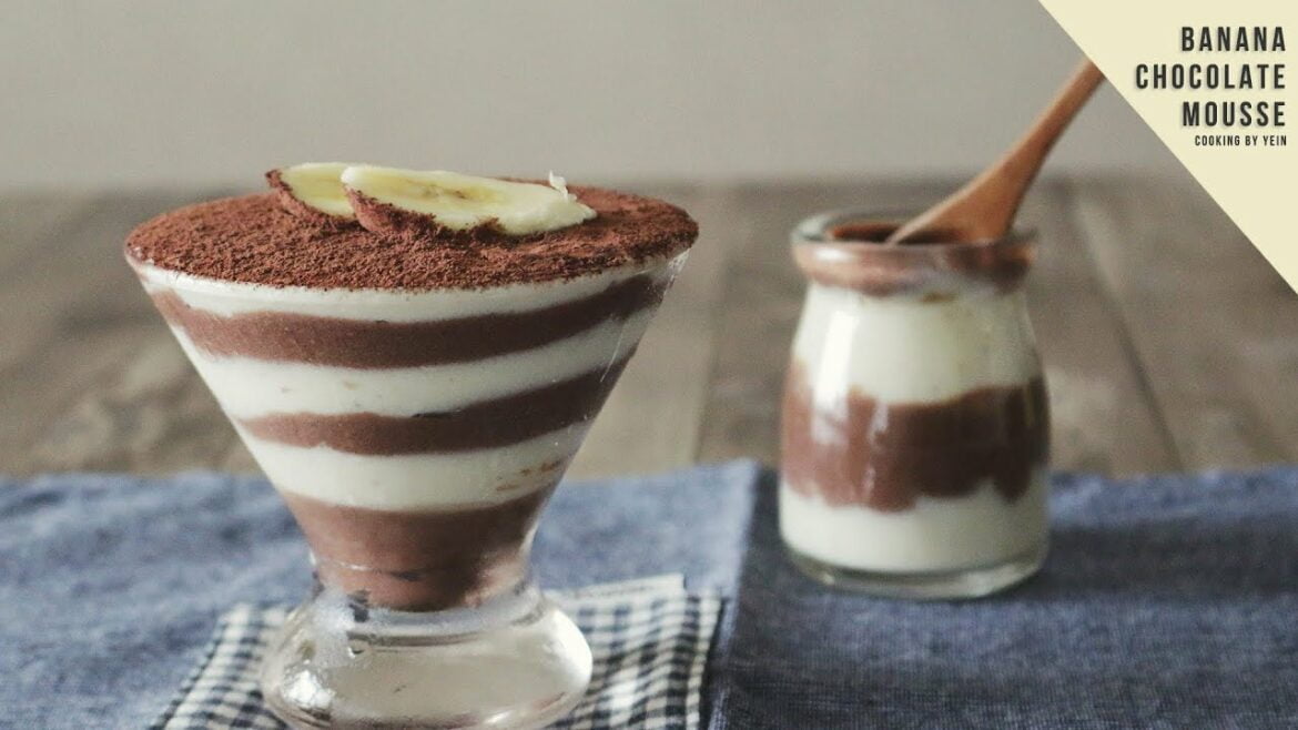 Mousse au chocolat à la banane