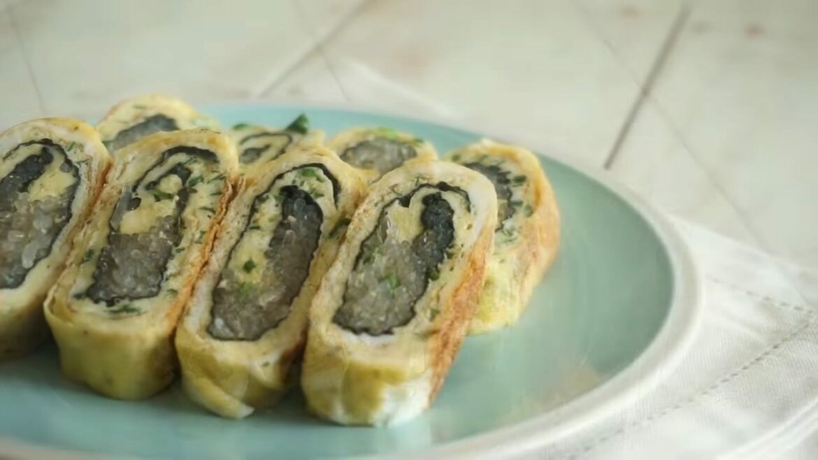 vermicelle Egg roll (Pâtés impériaux coréens)
