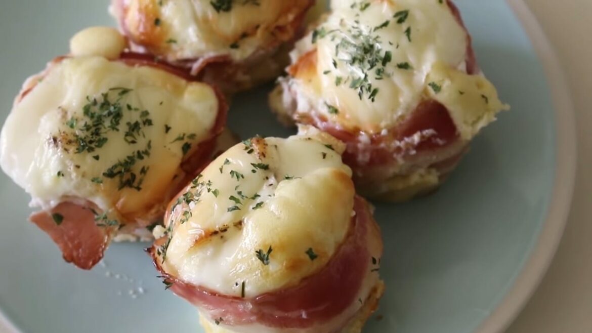 Oeuf Pain Bacon & muffin aux oeufs