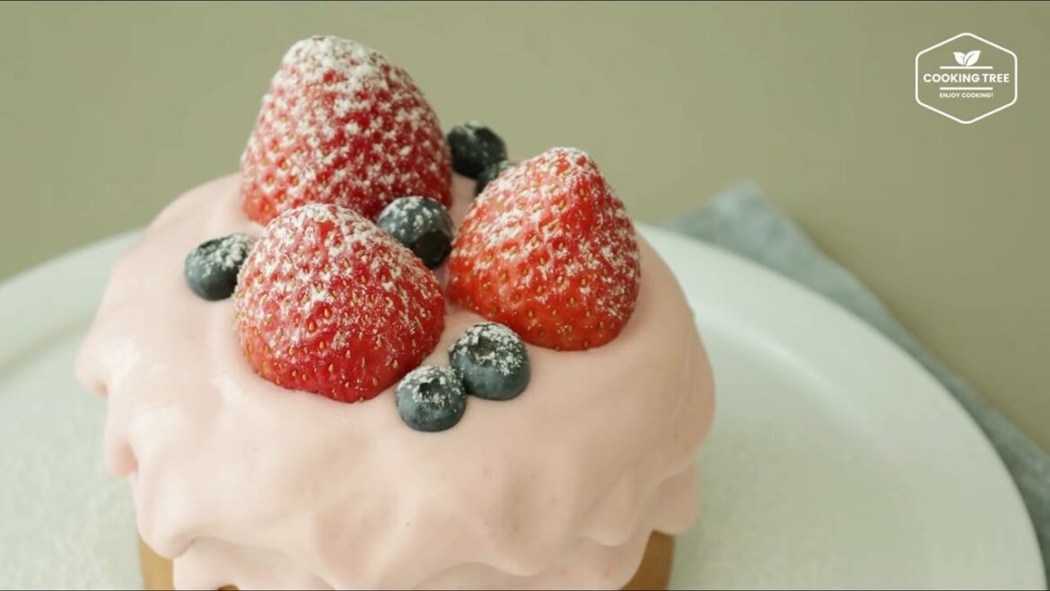 Gâteau castella à la crème de fraise