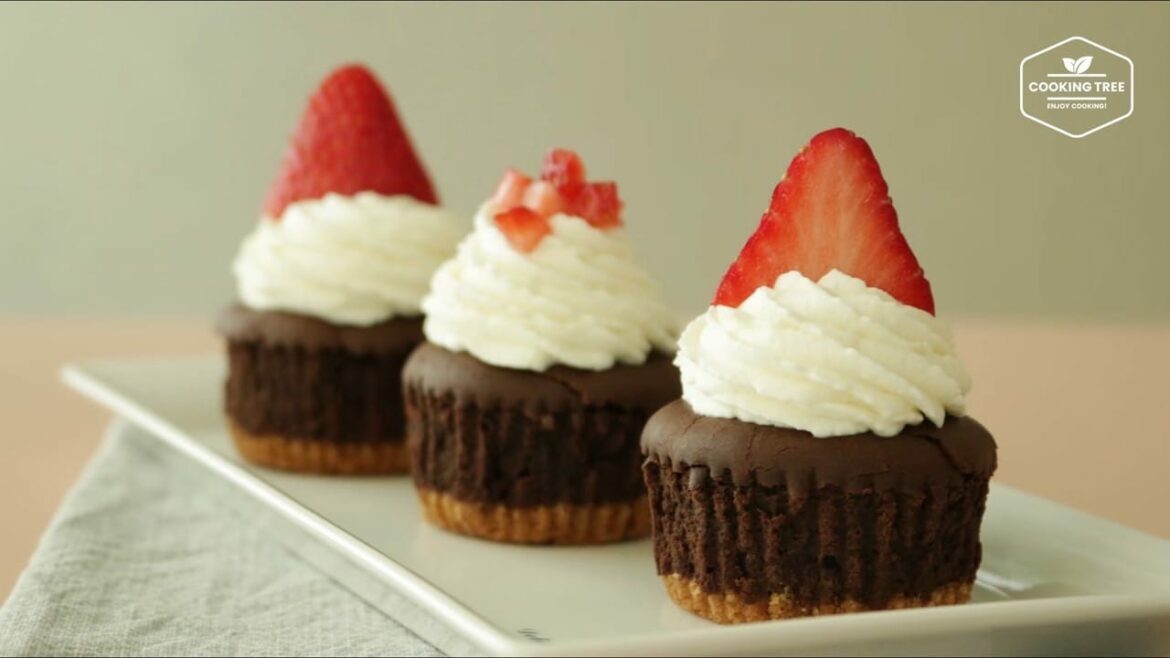 Mini gâteau au fromage au chocolat