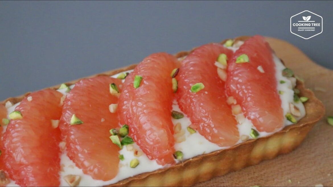 Tarte au pamplemousse