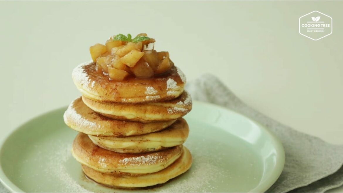 Pancakes au fromage ricotta farcis au Nutella