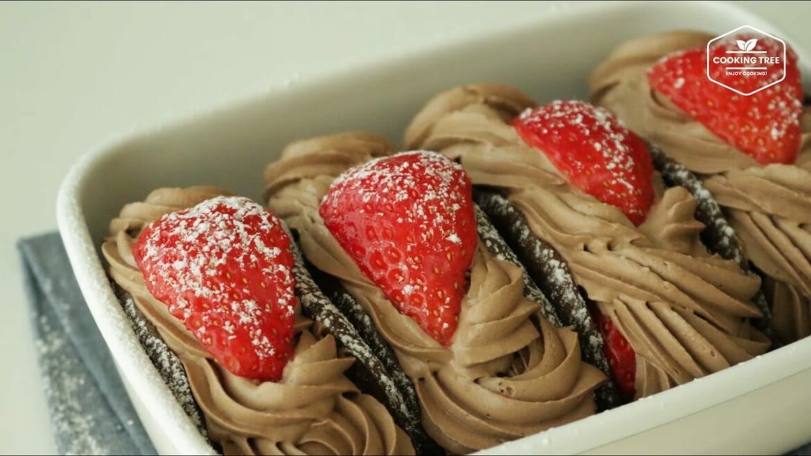 Pain d'omelette aux fraises et au chocolat