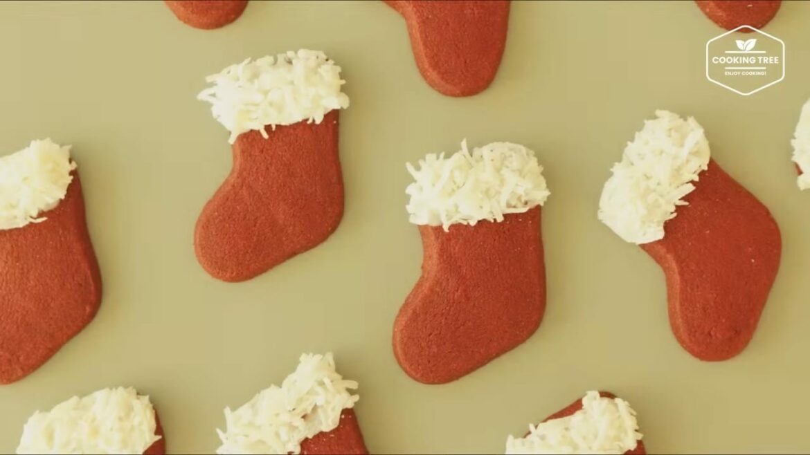 Biscuit de Noël à la noix de coco Red Velvet