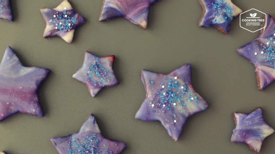Biscuits au chocolat galaxie