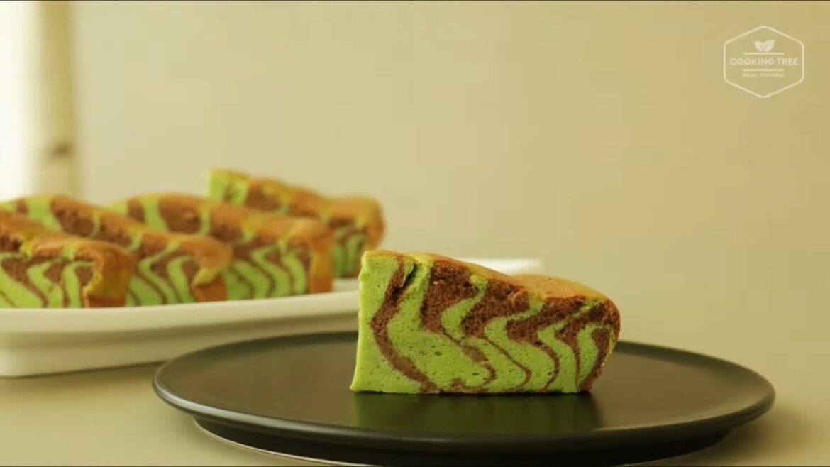 Gâteau au fromage en coton marbré (gâteau zèbre)