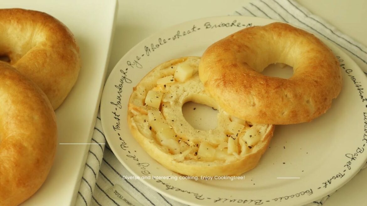 Bagel de pommes de terre au fromage