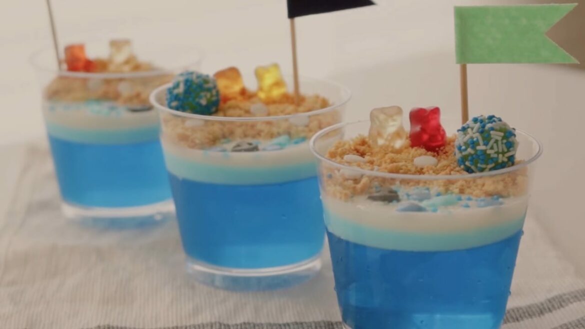 Summer Beach Jelly Cup (ours en gelée Haribo)