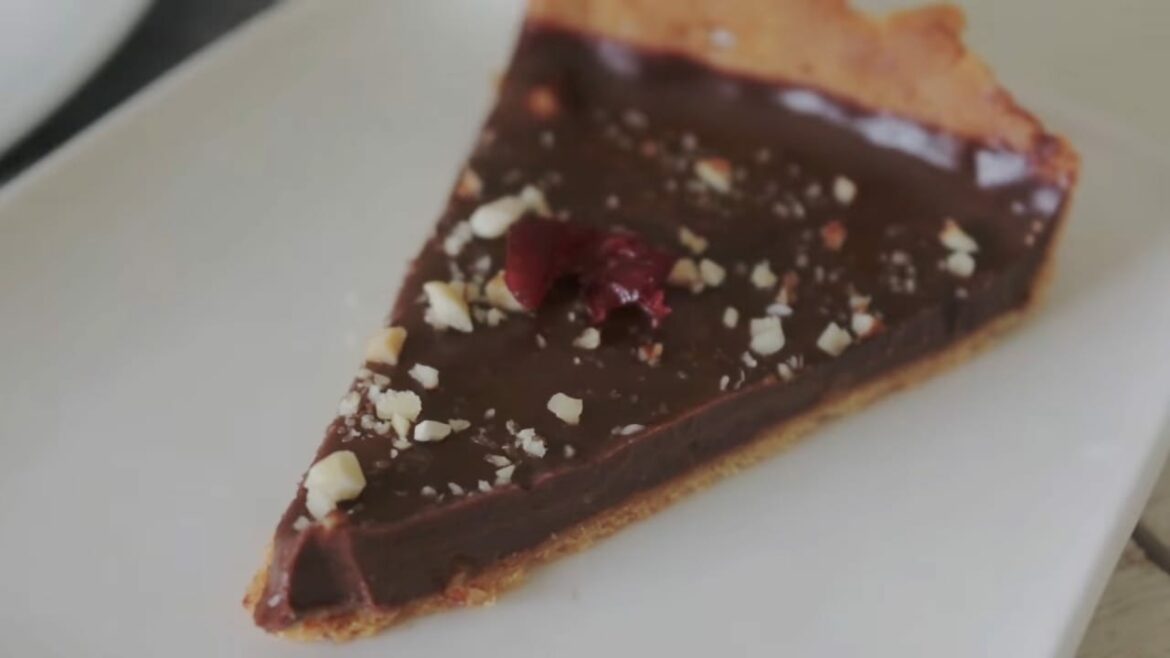 Tarte au chocolat aux noix Tarte à la ganache