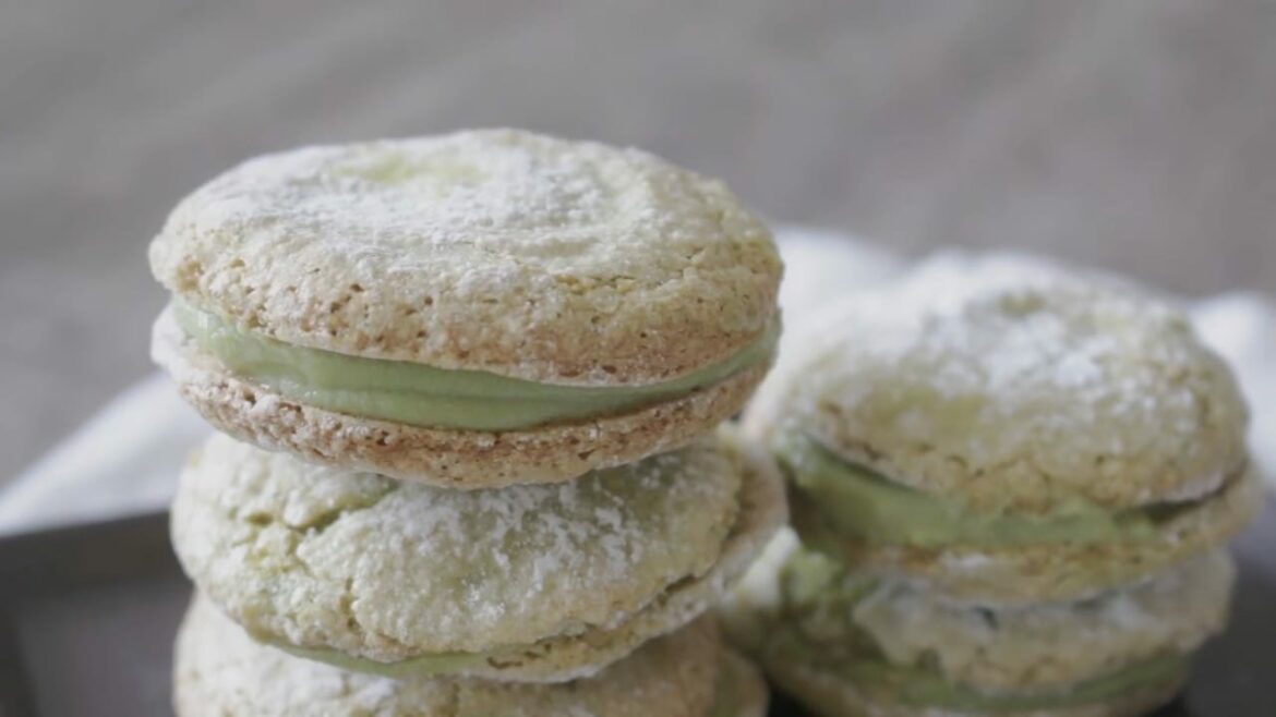 Dacquoise au thé vert