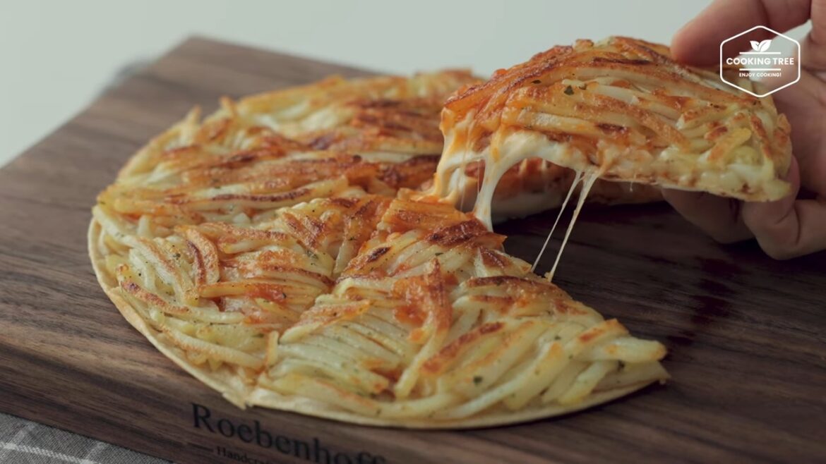 Pizza aux tortillas de pommes de terre