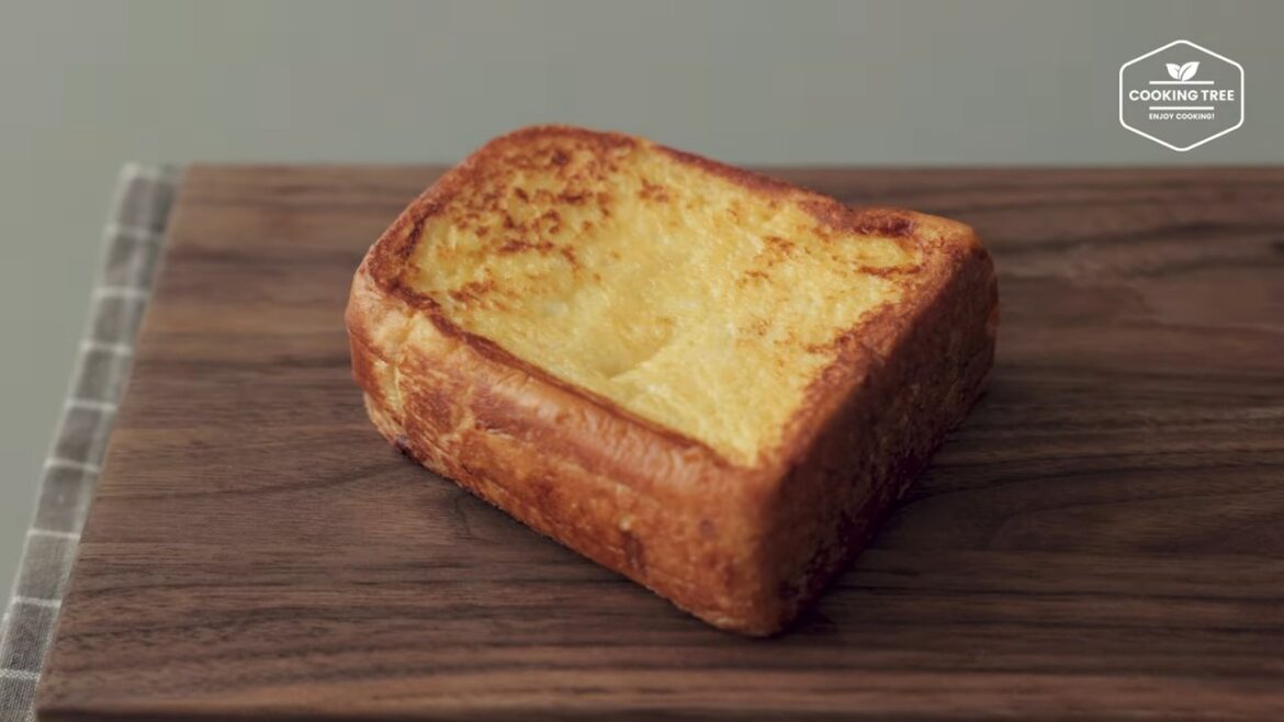 Pain doré au lait concentré