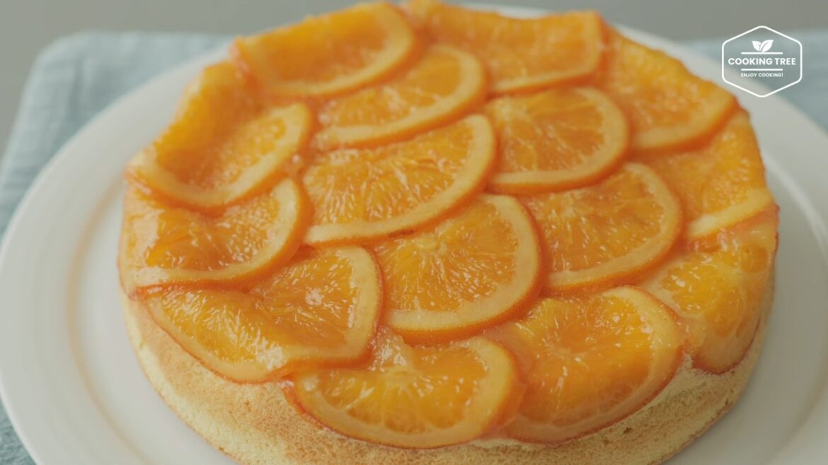 Gâteau renversé à l'orange