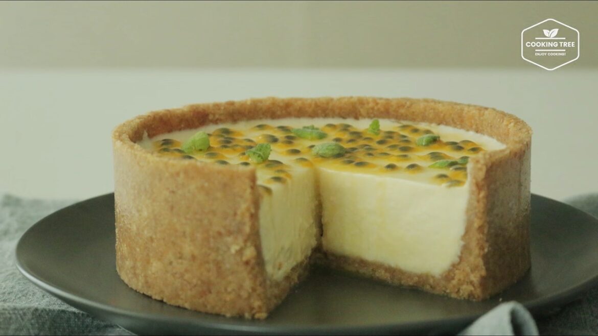 Cheesecake aux fruits de la passion (sans cuisson)