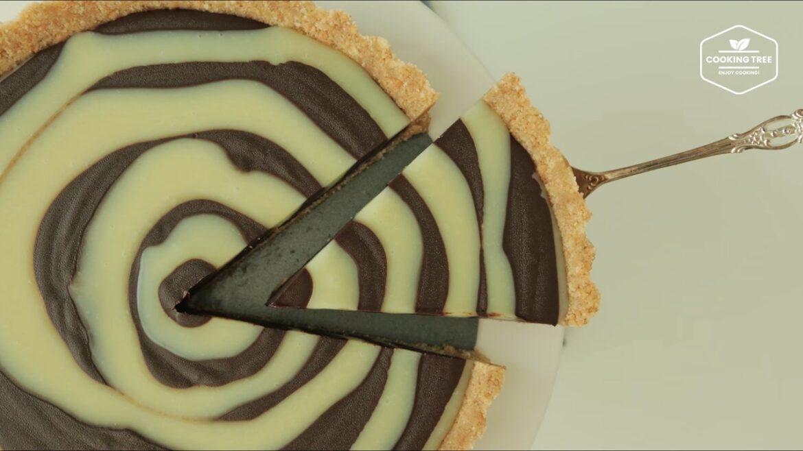Tarte Zébrée Chocolat Ganache