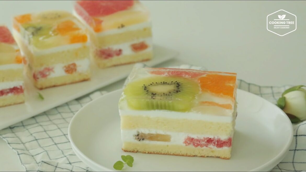Gâteau à la gelée de fruits