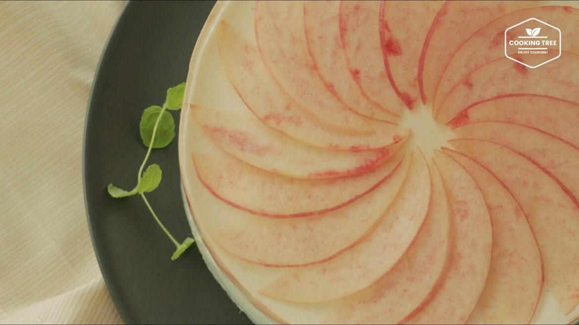 Panna cotta aux pêches