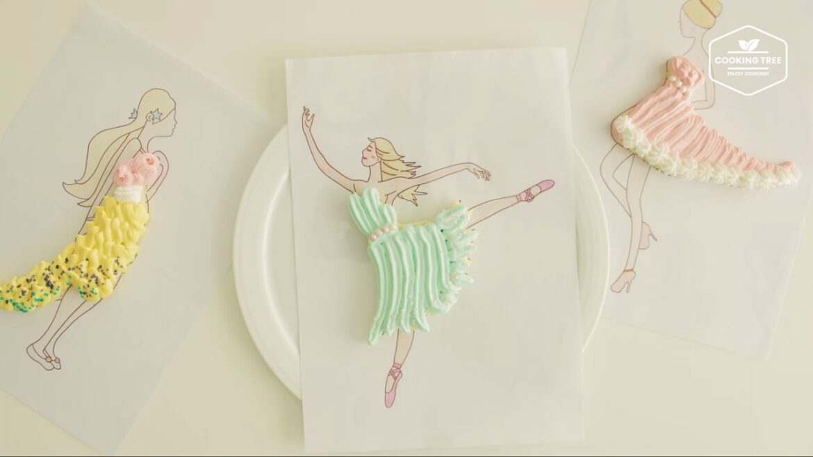 Faire une robe comestible ~ idée de gâteau pour les enfants - Cooking Tree