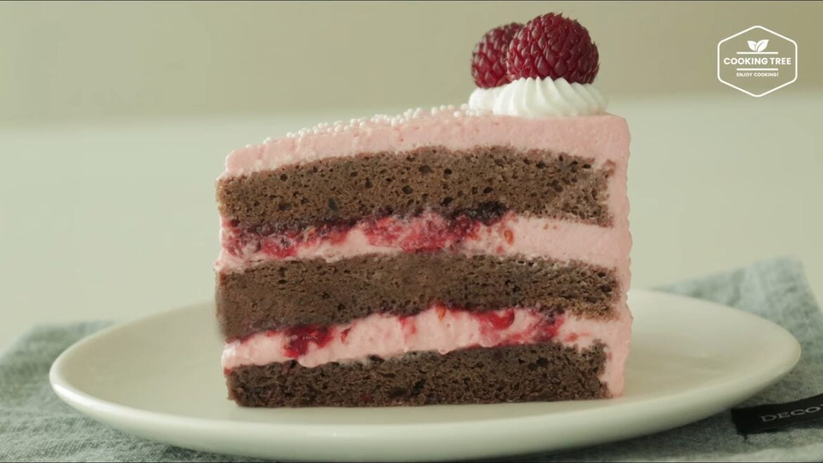 Gâteau au chocolat aux framboises