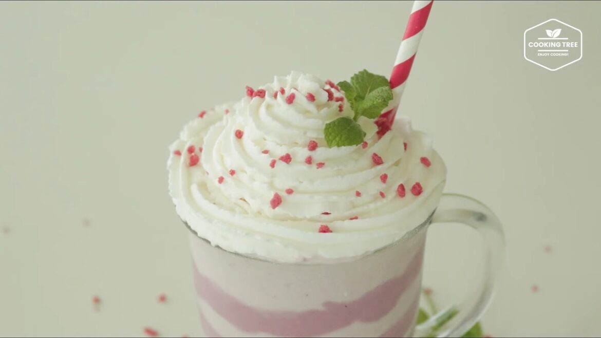 milkshake à la fraise