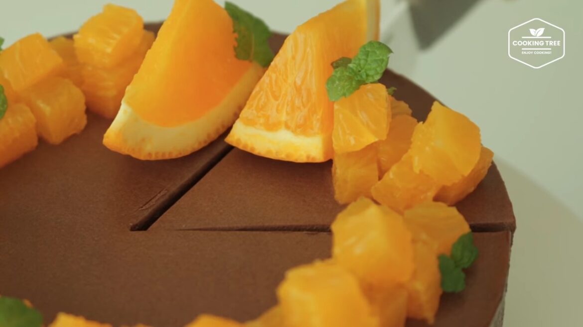 Gâteau mousse au chocolat à l'orange