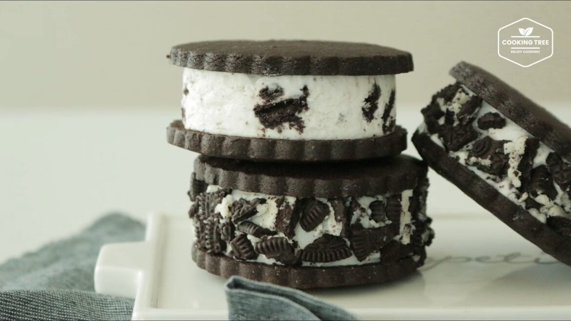 Biscuits au chocolat Sandwich à la crème glacée Oreo