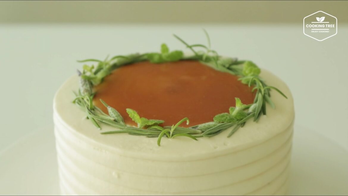 Gâteau Earl Grey au caramel