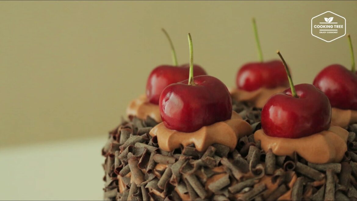 Gâteau Forêt Noire (Cherry choco cake)