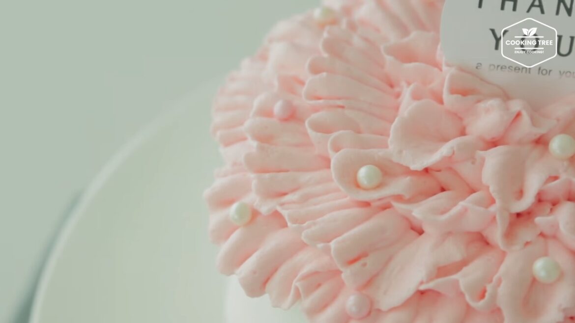 Gâteau Fleur Aux Fraises