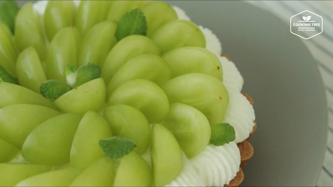 Tarte aux raisins verts