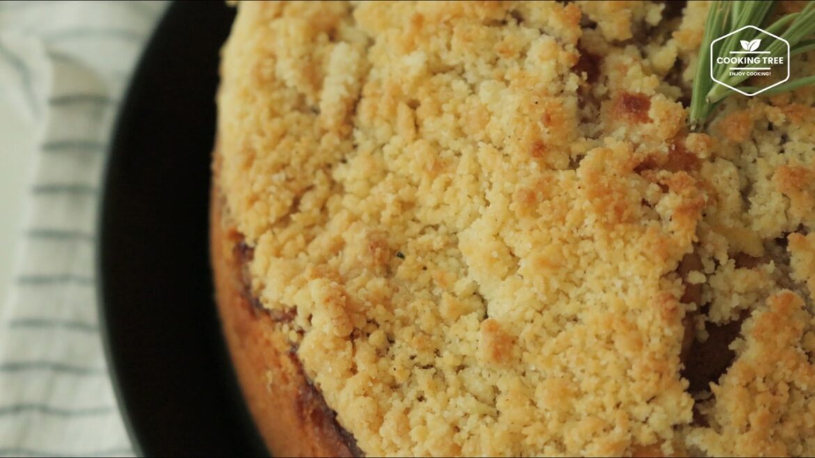 Gâteau crumble aux pommes