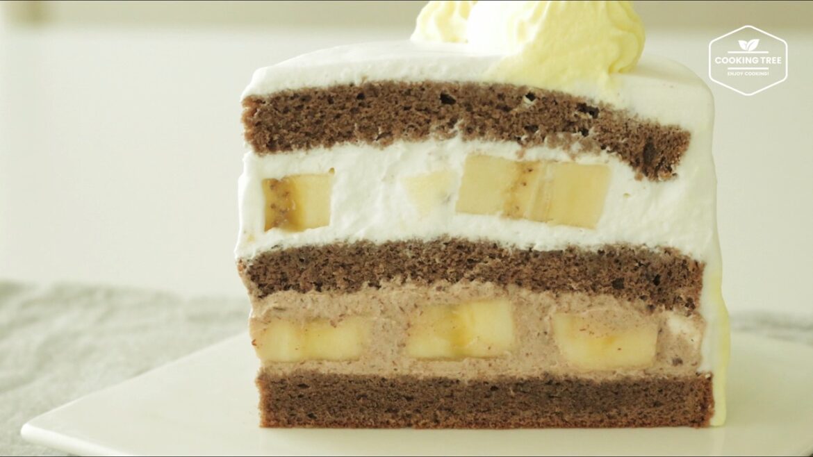 Gâteau au chocolat à la banane