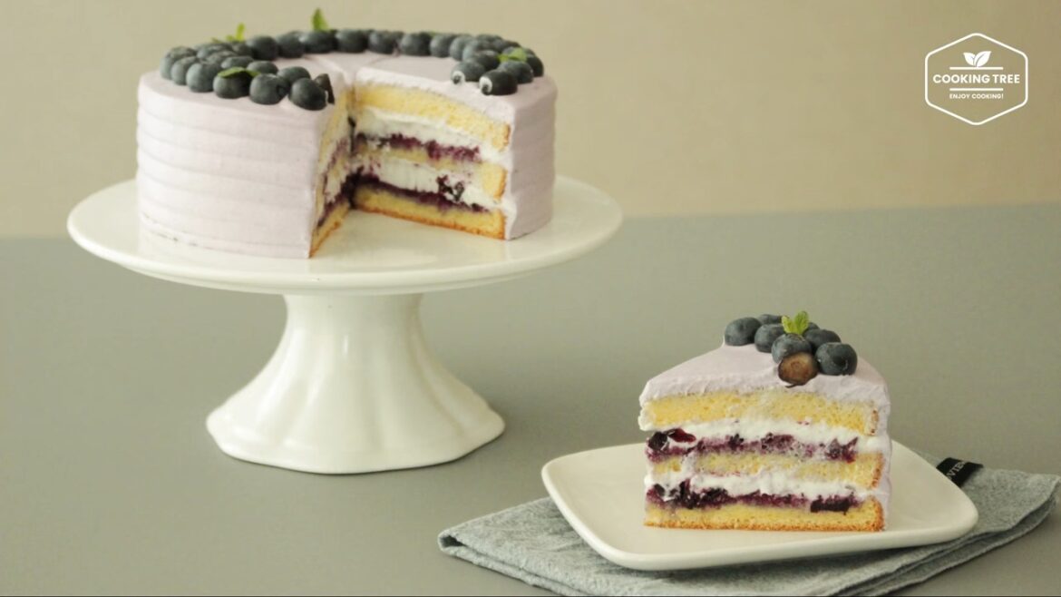 Gâteau aux myrtilles