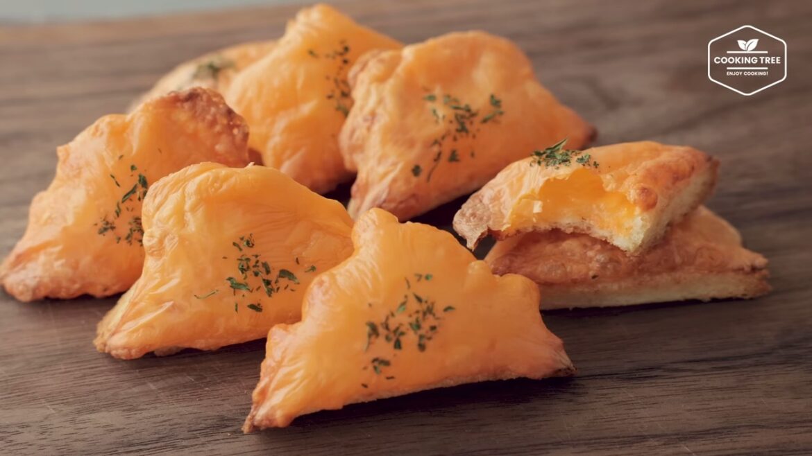 Toasts croustillants au fromage cheddar