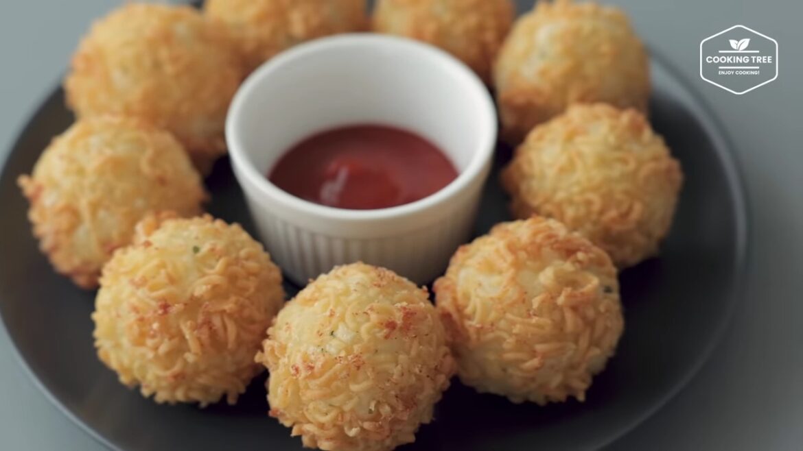 Boule de fromage aux pommes de terre ramen