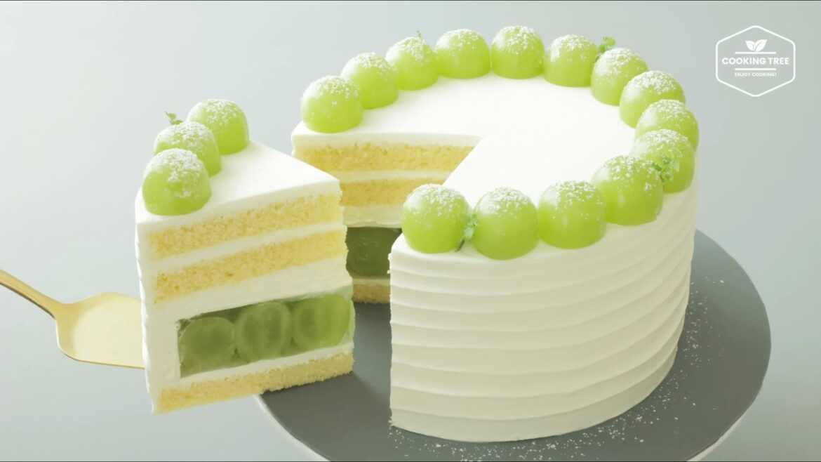 Gâteau au muscat brillant